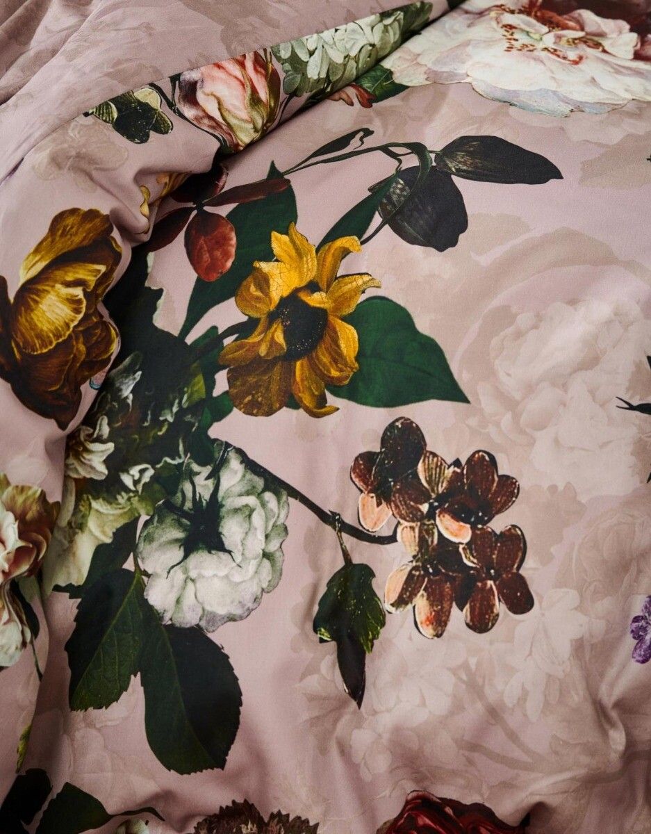 Essenza Fleur Duvet Cover Woodrose 140 X 200 Cm