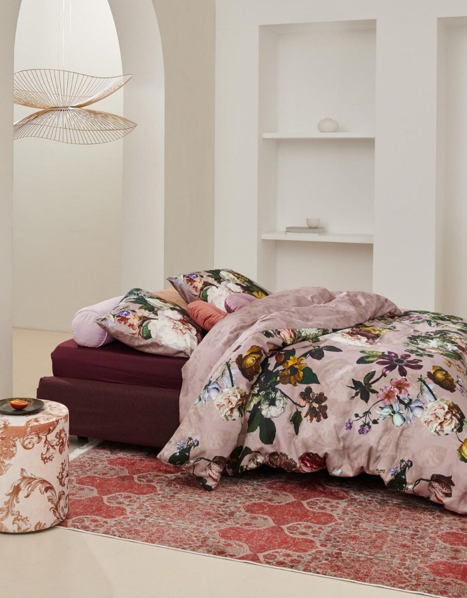 Essenza Fleur Duvet Cover Woodrose 140 X 200 Cm