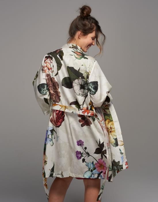 Ecru Essenza Fleur Kimono XS