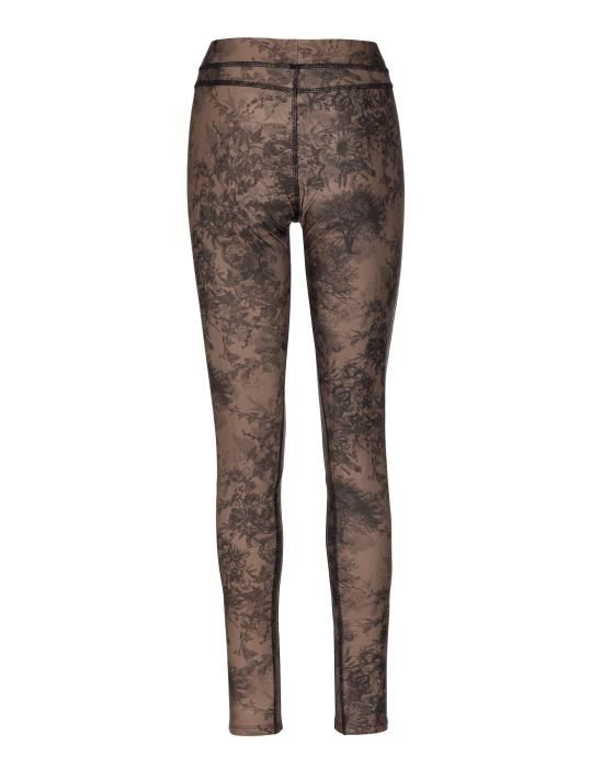 Brown lace deals leggings