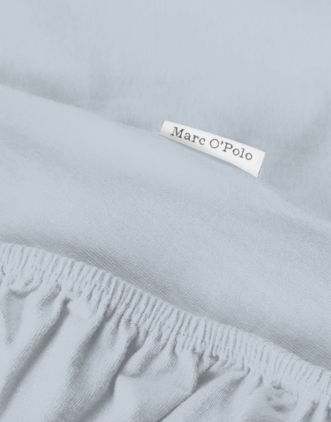 Marc O'Polo Premium Organic Jersey Blue Sky Fitted sheet 90-100 x 200-220 cm