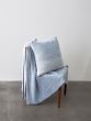 Marc O'Polo Nordic knit melange Denim blue Plaid 130 x 170