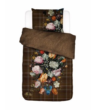 ESSENZA Beautiful Bouquet Duvet cover Brown