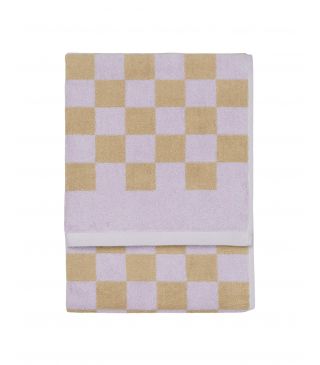Marc O'Polo Checker Lilac Guest towel 30 x 50 cm