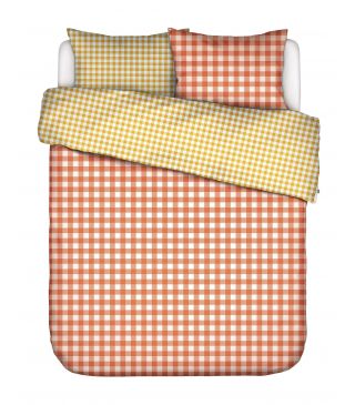 ESSENZA & CO Checking-in Orange Duvet cover 240 x 220