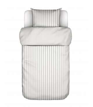 Marc O'Polo Classic Stripe Silver Duvet cover 135 x 200 cm