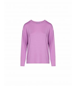 ESSENZA Denna Uni Top Long Sleeve Violet tulle