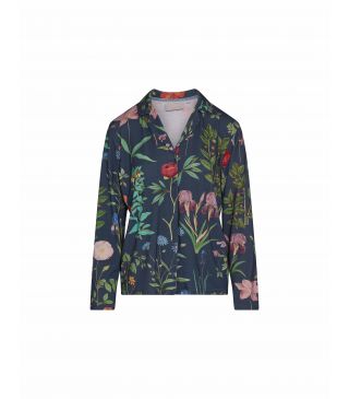 ESSENZA Elodie Marigold Top Long Sleeve Slate grey