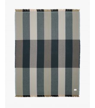 Marc O'Polo Eryk Space blue Plaid 150 x 200 cm
