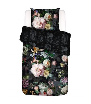ESSENZA Fleur Festive Duvet cover Blooming Black
