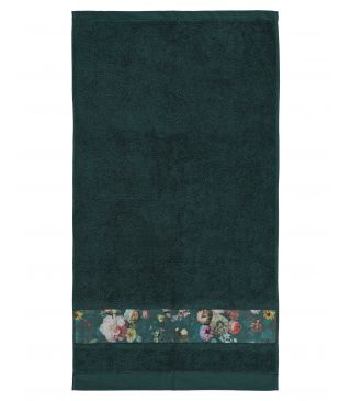 ESSENZA Fleur Towel Dark Green