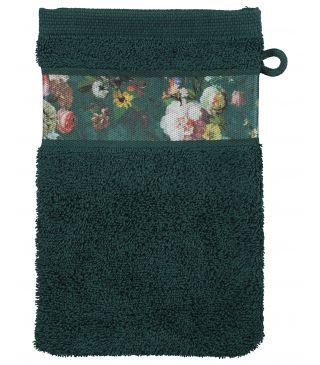 ESSENZA Fleur Washcloth Dark Green