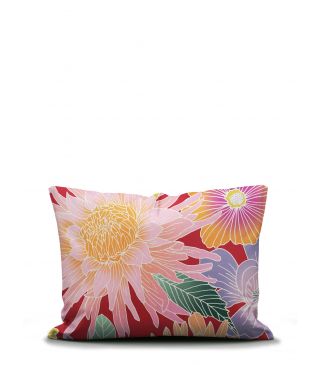 Essenza & Co Flower fling Pillowcase Happy red