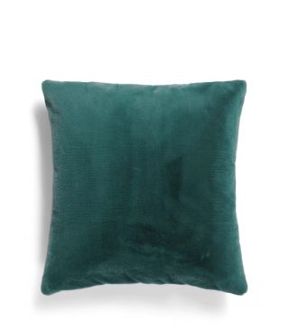 ESSENZA Furry reef green Cushion square 50 x 50 cm
