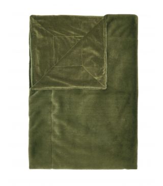 ESSENZA Furry Plaid Moss