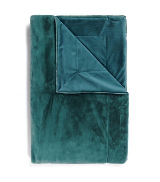 ESSENZA Furry reef green Plaid 150 x 200 cm