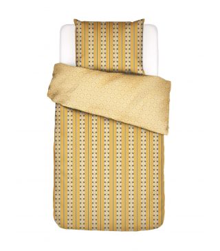 ESSENZA Iva Ochre Duvet cover 140 x 200 cm