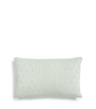 ESSENZA Knitted Ajour Blue Cushion 30 x 50