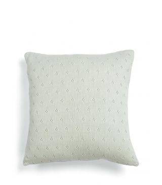 ESSENZA Knitted Ajour Blue Cushion 30 x 50