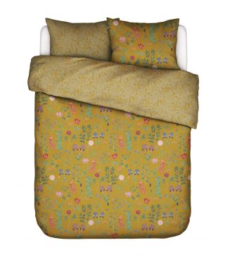 ESSENZA Marigold Flower ochre Duvet cover 240 x 220 cm