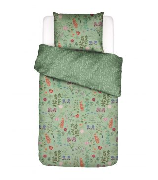 ESSENZA Marigold Quiet green Duvet cover 140 x 200 cm
