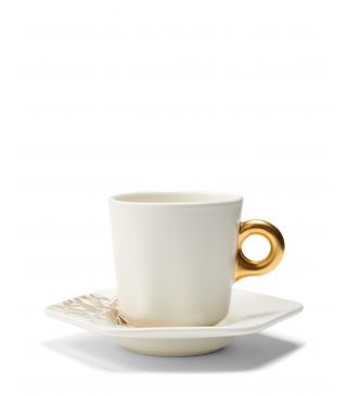 ESSENZA Masterpiece Espresso cup & saucer Off white