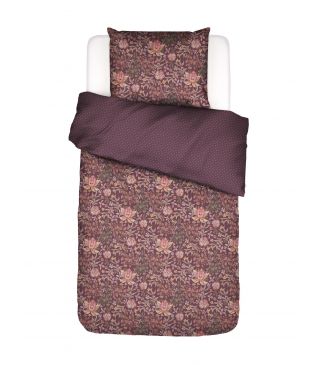 ESSENZA Ophelia Duvet cover plum wine