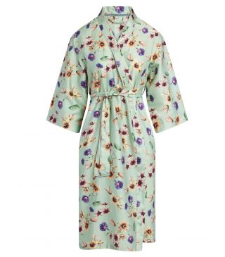 ESSENZA Sarai Fiorre Subtle green Kimono short S