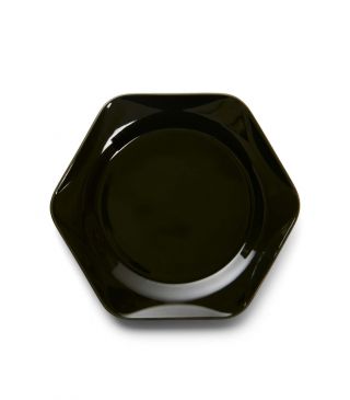 ESSENZA Sculpture Cake plate Dark Green