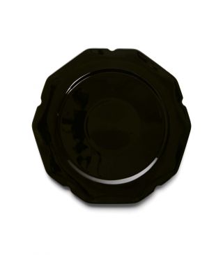 ESSENZA Sculpture Serving plate Dark Green