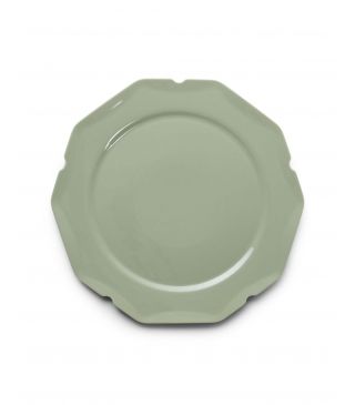 ESSENZA Sculpture Serving plate Stone green