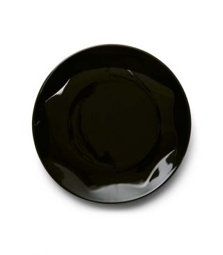 ESSENZA Sculpture Side plate Dark Green