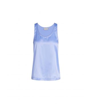 ESSENZA Shelby satin Uni Top Sleeveless Lavender blue