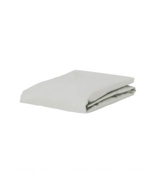 ESSENZA The Perfect Organic Jersey Silver Topper fitted sheet 140-160 x 200-220 cm
