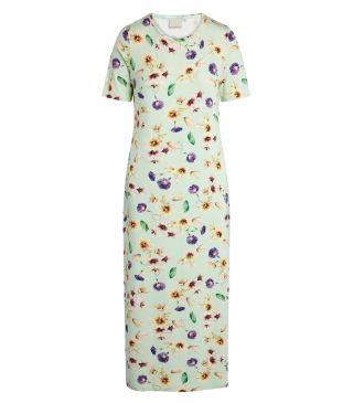 ESSENZA Titia Fiorre Nightdress short sleeve Subtle green