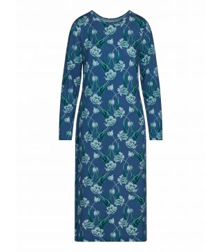 ESSENZA Titia Maxime Nightdress long sleeve Bijou blue