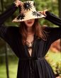 ESSENZA Ambre Uni Anthracite Kimono XXL