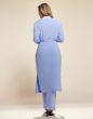 ESSENZA Ambre Uni Lavender blue Kimono XL