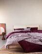 Essenza Aziza Mauve wine Duvet cover 140 x 220