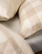 ESSENZA Chess Oatmeal Duvet cover 155 x 220 cm