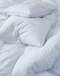 Marc O'Polo Classic fine stripe Denim blue Pillowcase 80 x 80 cm