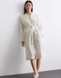 Marc O'Polo Classic fine stripe Dark Sand Kimono XL