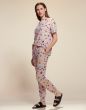 ESSENZA Denna Fiorre Pale lilac Top short sleeve XL