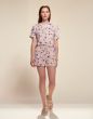 ESSENZA Denna Fiorre Pale lilac Top short sleeve XL
