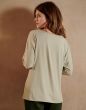 Essenza Donna Uni Soft green Top 3/4 sleeve XS