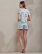 Essenza Ellen Annebella Zen blue Top Short Sleeve XS