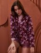 Essenza Elodie Maxime Burgundy Top Long Sleeve XL