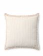 Marc O'Polo Fine Stripe Dark Sand Cushion 50 x 50 cm