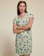 ESSENZA Isa Fiorre Subtle green Nightdress short sleeve XS