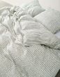 Marc O'Polo Janne Grey mist Duvet cover 260 x 220 cm